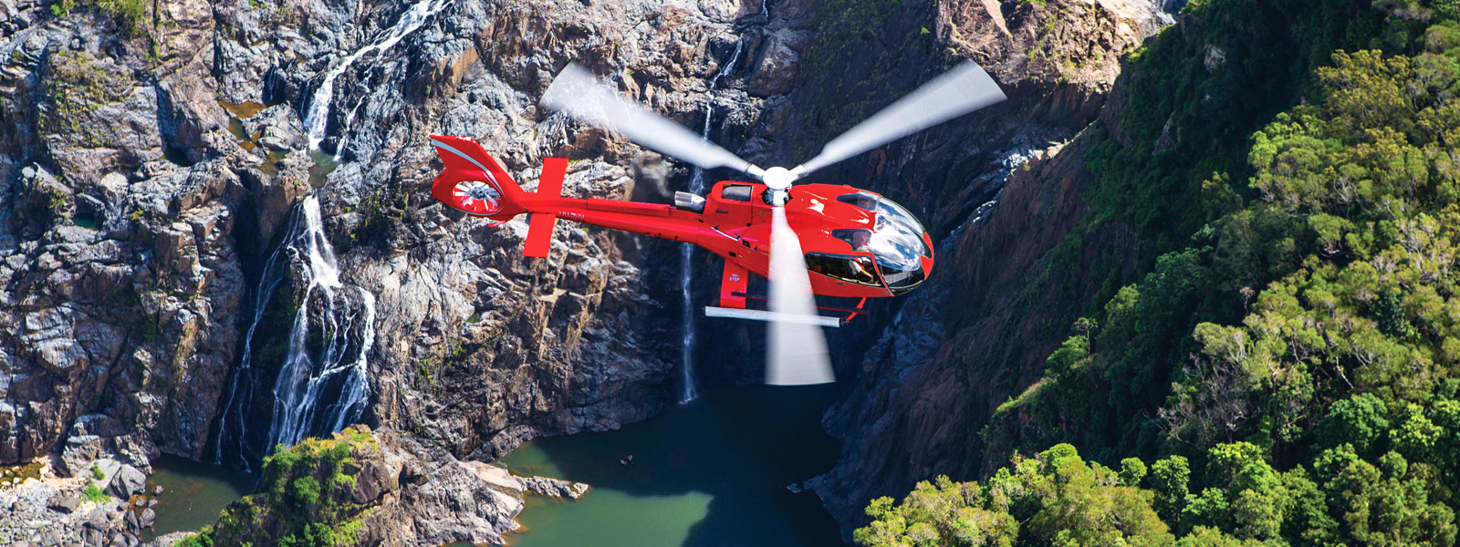 Scenic Heli flight over the Reef and Rainforest Cairns