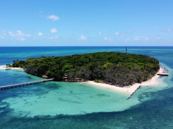 Aerial view of Green Island