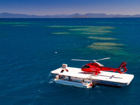 Sunlover heli pad on the GBR