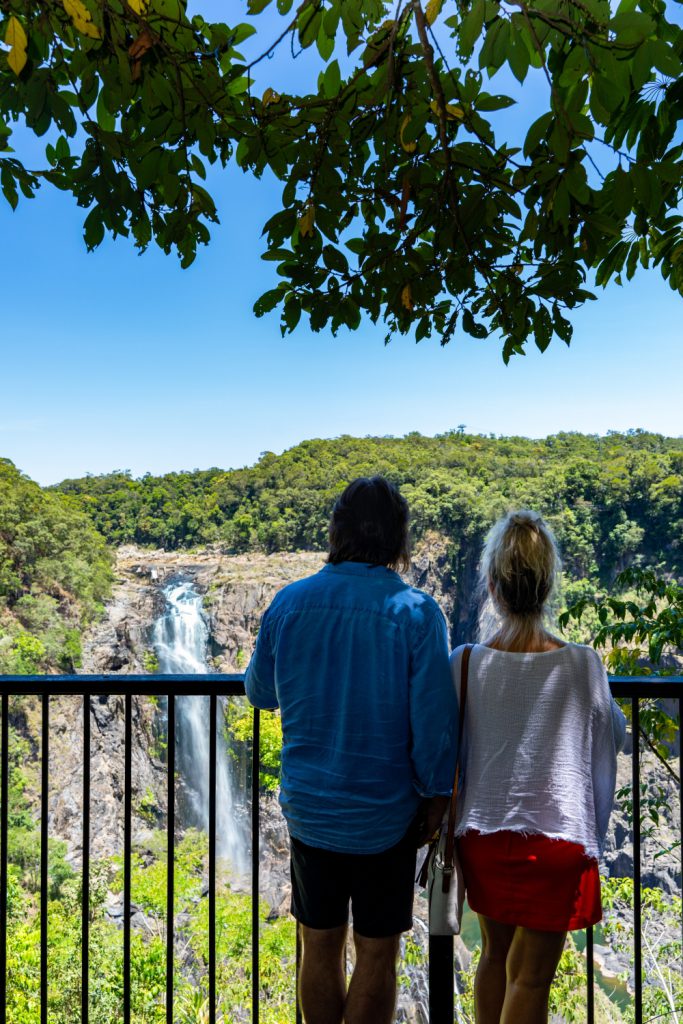 Barron Falls lookout from Kuranda Train